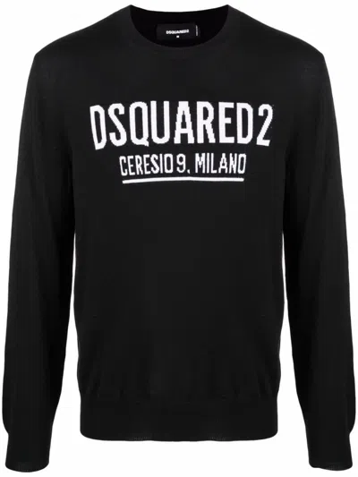 DSQUARED2 BLACK CERESIO 9 SWEATER