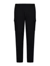 Dsquared2 Black Cigarette Trousers Stretch Virgin Wool In Black