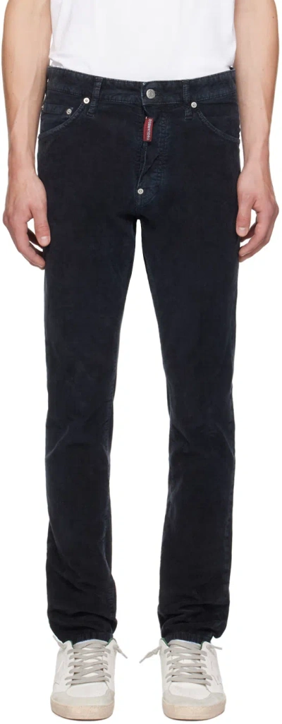 Dsquared2 Black Cool Guy Jeans In 900 Black