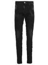 Dsquared2 Tapered Distressed Slim In Black