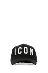 Dsquared2 Black Cotton Baseball Cap
