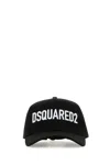 Dsquared2 Black Cotton Baseball Cap
