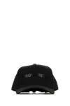 Dsquared2 Black Cotton Baseball Cap