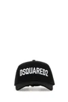 Dsquared2 Black Cotton Baseball Cap