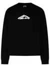 Dsquared2 Black Cotton Blend Sweatshirt Men In Black