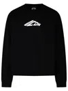 Dsquared2 Black Cotton Blend Sweatshirt Men In Black