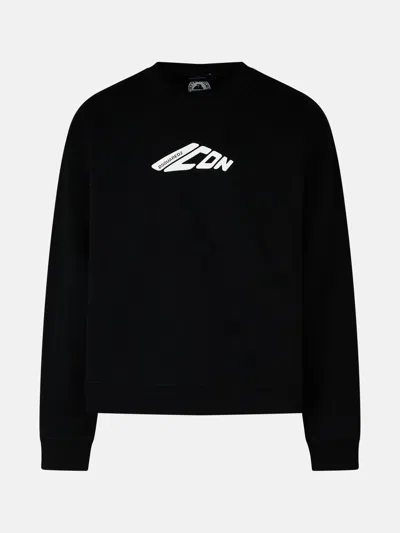 Dsquared2 Black Cotton Blend Sweatshirt