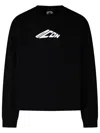 Dsquared2 Black Cotton Blend Sweatshirt Men In Black