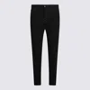 Dsquared2 Black Cotton Denim Jeans In Black