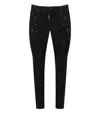 Dsquared2 Black 642 Jeans In Black