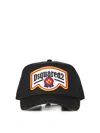 Dsquared2 Cotton Gabardine Baseball Cap With In Black