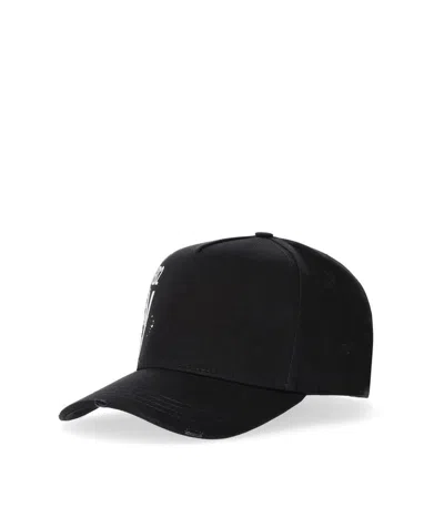 Dsquared2 Black Cotton Hat