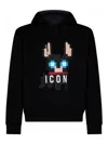 Dsquared2 Dsquared Men Cyrus Cool Sweatshirt In Black