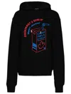 Dsquared2 Black Cotton Hoodie