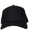 Dsquared2 Embroidered Icon Baseball Cap In Black