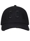 Dsquared2 Embroidered Icon Baseball Cap In Black