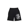 Dsquared2 Icon Print Bermuda Shorts In Black