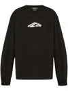 Dsquared2 Dsquared Graphic-stamp Sweatshirt In Black