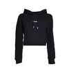 Dsquared2 Logo Patch Drawstring Hoodie In Black