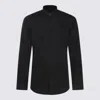 Dsquared2 Pointed-collar Conceal Fastened Shirt In Black