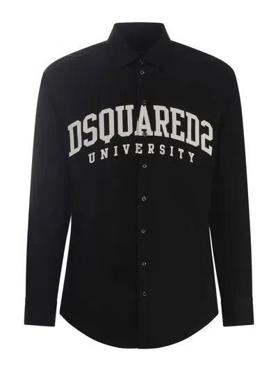 Dsquared2 Cotton T-shirt In Nero