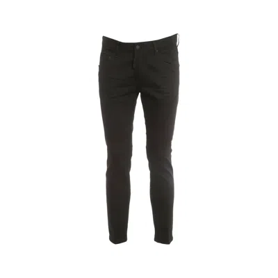 Dsquared2 Black Cotton Skinny Jeans