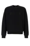 Dsquared2 Cotton Sweatshirt With Ribbed Cuffs And Hem In Black