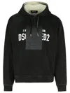 Dsquared2 Graphic Print Sweatshirt With Hood In Black