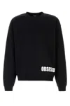 Dsquared2 Cotton Sweatshirt Featuring Printed Detail In Black