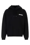 Dsquared2 Hooded Long Sleeve Cotton Sweatshirt In Black