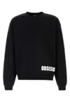 Dsquared2 Cotton Sweatshirt Featuring Printed Detail In Black