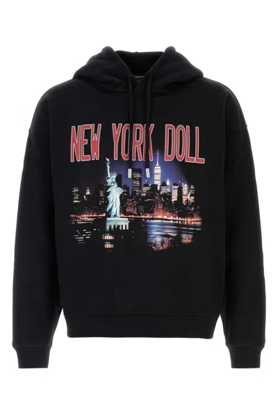 Dsquared2 Black Cotton Sweatshirt