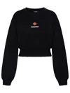 Dsquared2 Black Cotton Sweatshirt In Black