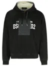 Dsquared2 Graphic Print Sweatshirt With Hood In Black