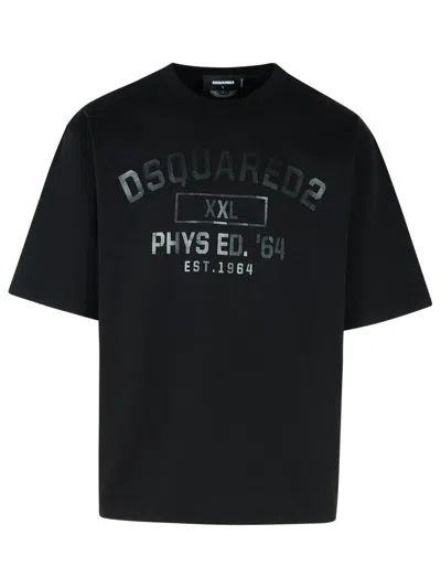 Dsquared2 Black Cotton T-shirt