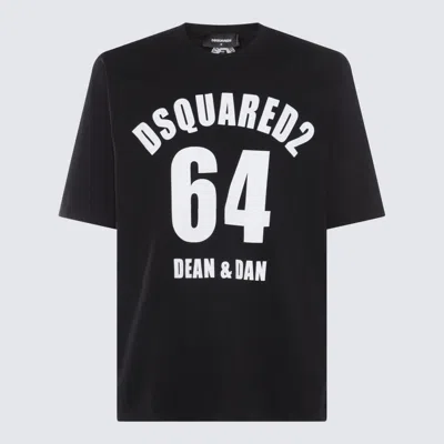 Dsquared2 Man T-shirt Black Size S Cotton In Black