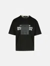 Dsquared2 Black Cotton T-shirt In Black