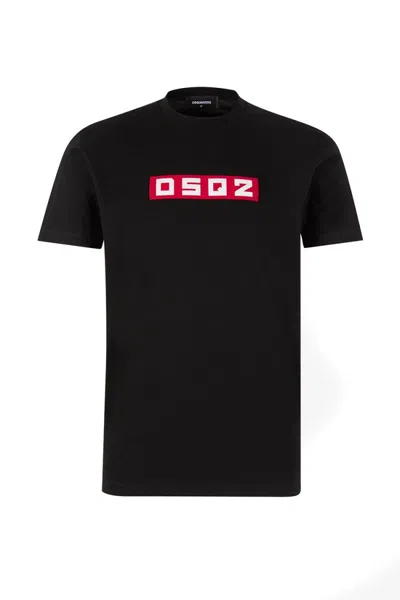 Dsquared2 Black Cotton T-shirt