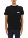 Dsquared2 T-shirt With Pocket And Logo In Black