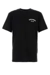 Dsquared2 Black Crew Neck T-shirt With Logo Print In Black