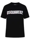Dsquared2 Woman T-shirt Black Size L Cotton In Black