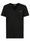 Dsquared2 V-neck T-shirt In Black
