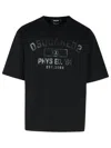 Dsquared2 Physical Education Crew Neck Graphic T-shirt In Black