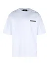 Dsquared2 Plain White Short-sleeve T-shirt In White