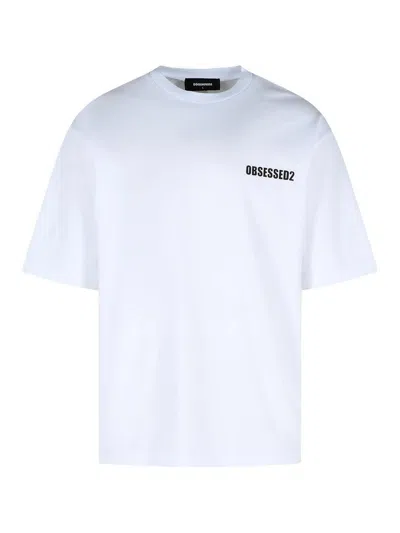 Dsquared2 Plain White Short-sleeve T-shirt