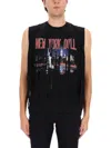Dsquared2 Black Cotton T-shirt In Multi