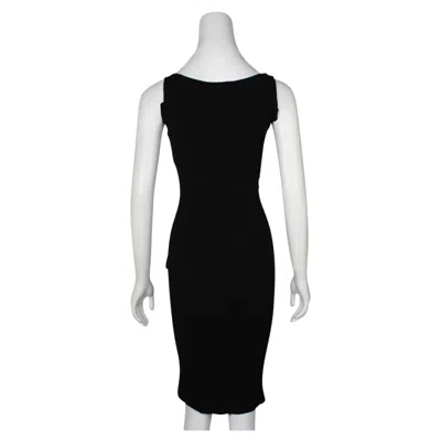 Pre-owned Dsquared2 Black Cowl Neck Midi Dress