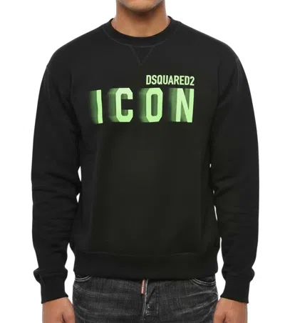 Dsquared2 Black Crew Neck Sweatshirt