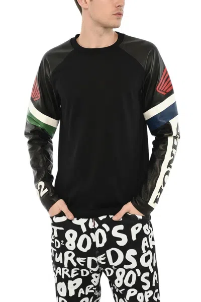 Dsquared2 Black Crew Neck Sweatshirt