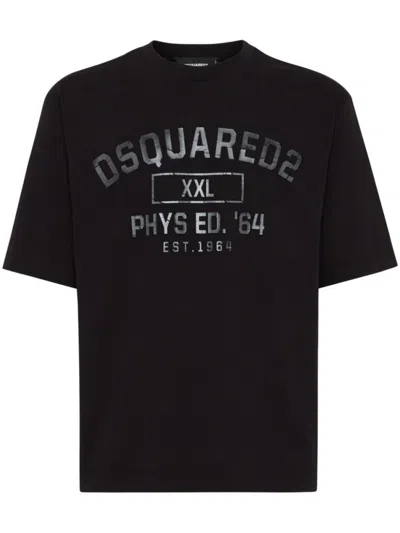 DSQUARED2 BLACK CREW NECK T-SHIRT